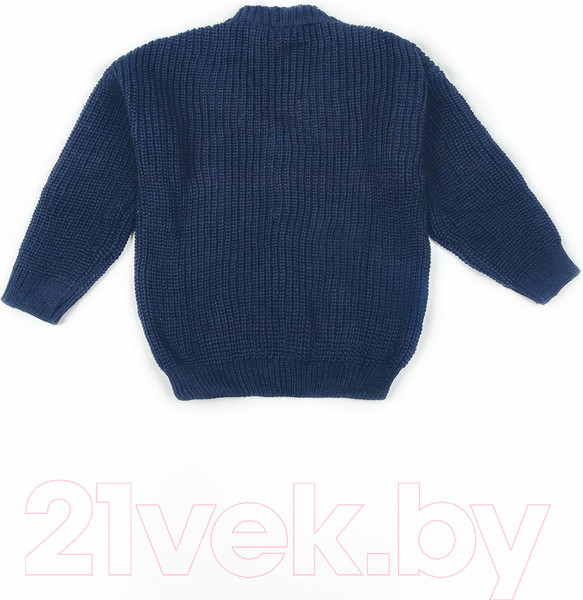 Изображение товара Кардиган детский Amarobaby Knit / AB-OD21-KNIT19/20-128 (синий, р.128)