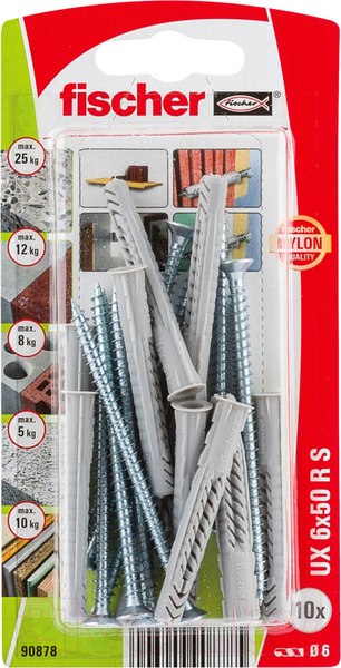 Изображение товара Дюбель универсальный FISCHER UX / 90878f (10шт)