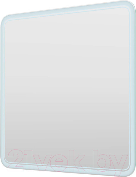 Изображение товара Зеркало Пекам Marta 2 80x80 / marta2-80x80dcl (с подсветкой, сенсором на взмах руки и часами)