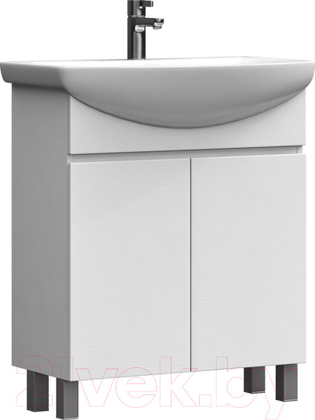 Изображение товара Тумба под умывальник Vigo Wing 600-2-0 (белый)