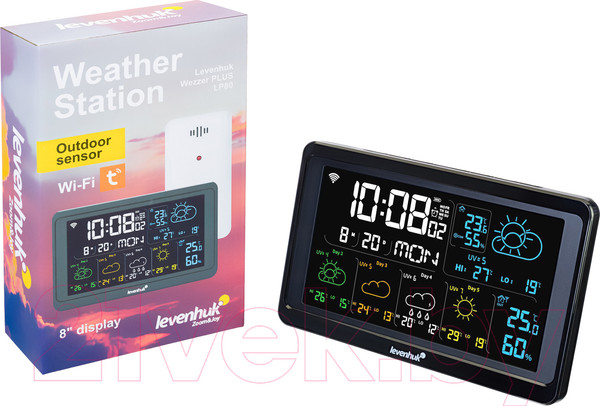 Изображение товара Метеостанция цифровая Levenhuk Wezzer Plus LP80 / 78898