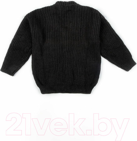 Изображение товара Кардиган детский Amarobaby Knit / AB-OD21-KNIT19/09-140 (черный, р.140)