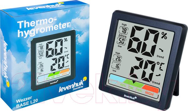 Изображение товара Термогигрометр Levenhuk Wezzer Base L20 78884