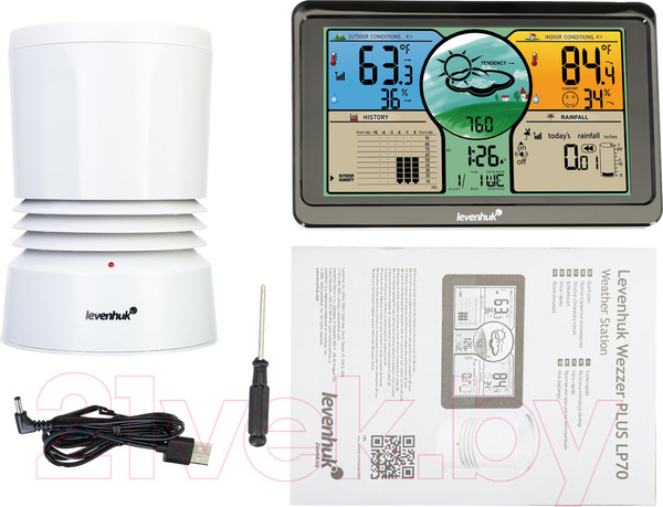 Изображение товара Метеостанция цифровая Levenhuk Wezzer Plus LP70 / 78897