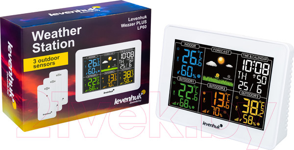 Изображение товара Метеостанция цифровая Levenhuk Wezzer Plus LP60 / 78896