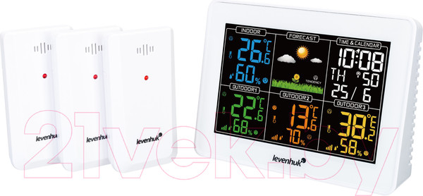 Изображение товара Метеостанция цифровая Levenhuk Wezzer Plus LP60 / 78896