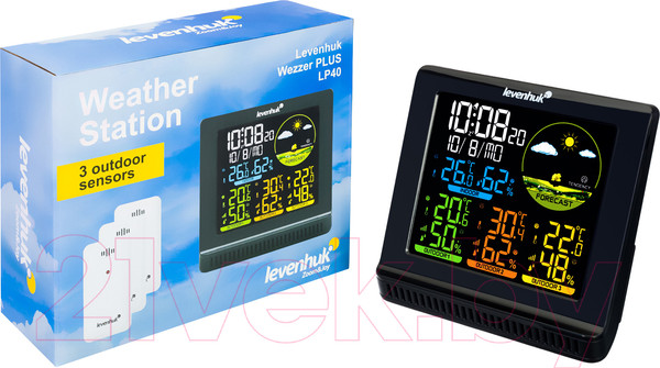 Изображение товара Метеостанция цифровая Levenhuk Wezzer Plus LP40 / 78894