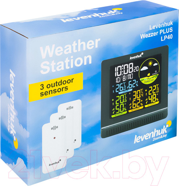 Изображение товара Метеостанция цифровая Levenhuk Wezzer Plus LP40 / 78894