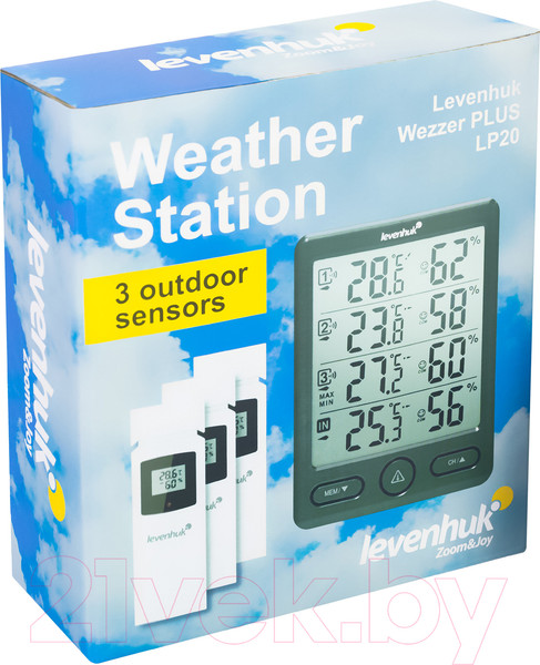Изображение товара Метеостанция цифровая Levenhuk Wezzer Plus LP20 / 78892