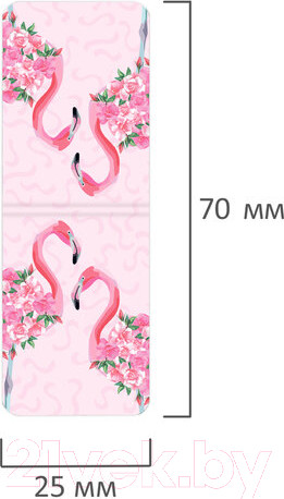 Изображение товара Набор закладок Brauberg Flamingo / 113165 (6шт)