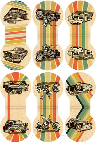 Изображение товара Набор закладок Brauberg Auto / 113167 (6шт)