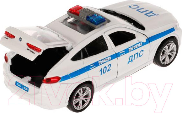 Изображение товара Автомобиль игрушечный Технопарк BMW X6 Полиция / X6-12POL-WH