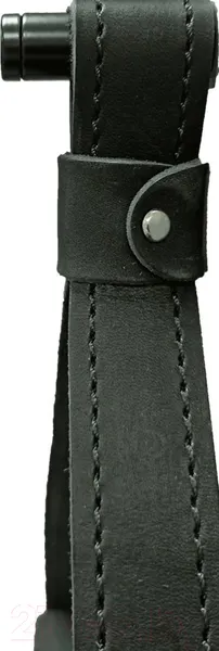 Изображение товара Зеркало Континент Millenium Black Led D 65 (натуральная кожа, бесконтактный сенсор, черный)