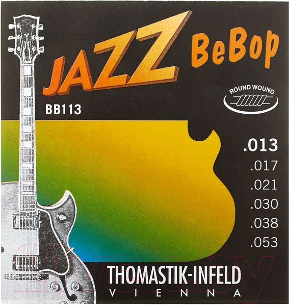Изображение товара Струны для электрогитары Thomastik Jazz BeBob BB113