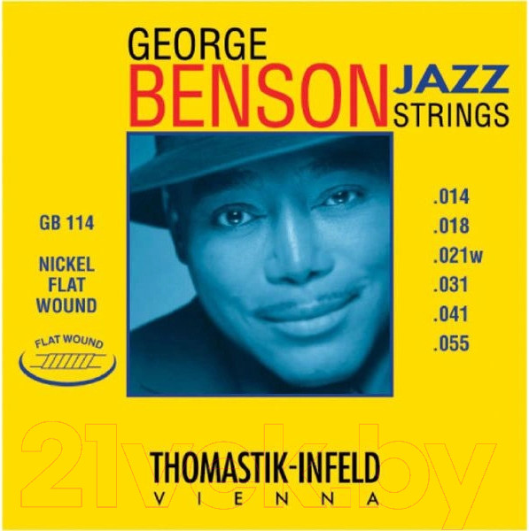 Струны для электрогитары Thomastik George Benson Jazz GB114 — фото 3