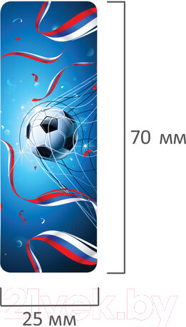 Изображение товара Набор закладок Brauberg Football / 113161 (6шт)