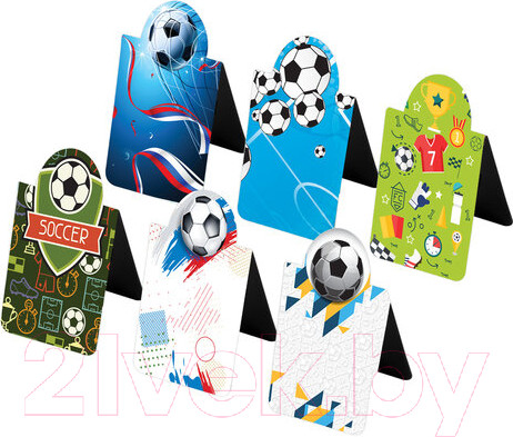 Изображение товара Набор закладок Brauberg Football / 113161 (6шт)