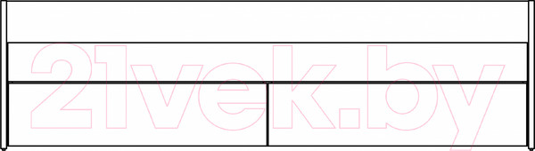 Изображение товара Кровать-тахта Mio Tesoro Сириус раздвижная 80x200 2.02.08.460.1 (белый)