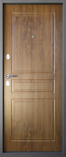 Изображение товара Входная дверь Промет Марс 6 Классика 86x205 (левая, Mocco 999/дуб темный ПФ-031)
