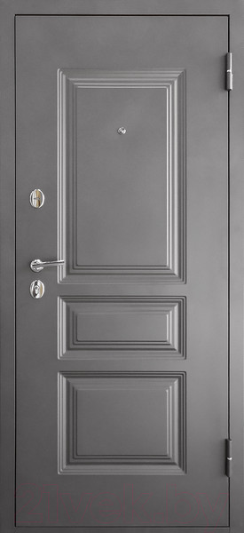 Изображение товара Входная дверь Промет Марс 6 Классика 86x205 (правая, Mocco 999/дуб темный ПФ-031)