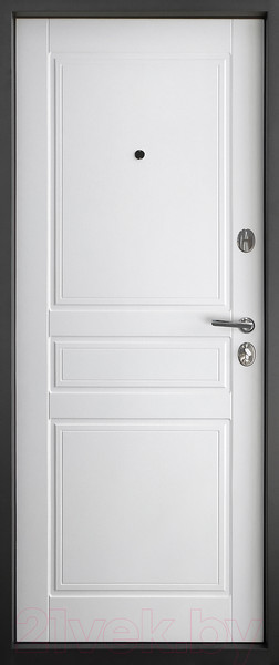 Изображение товара Входная дверь Промет Марс 6 Классика 86x205 (правая, Mocco 999/ясень белый ПФ-031)