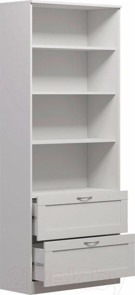 Изображение товара Стеллаж Mio Tesoro Сириус 2 ящика 78x190 2.02.07.110.1 (белый)