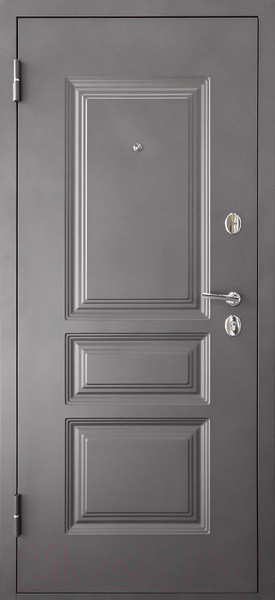 Изображение товара Входная дверь Промет Марс 6 Классика 96x205 (левая, Mocco 999/ясень белый ПФ-031)