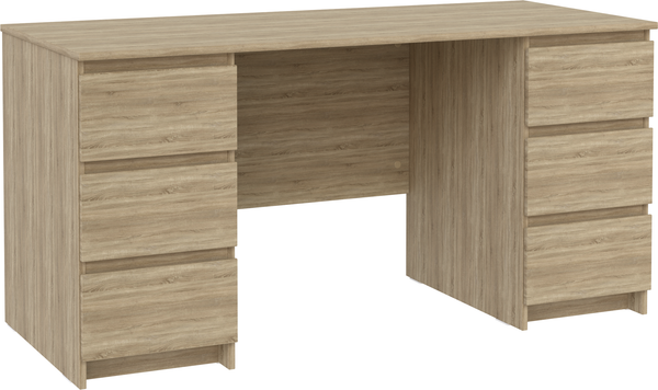 Изображение товара Письменный стол Mio Tesoro Кастор 6 ящиков 151x65 2.03.06.040.3 (дуб сонома)