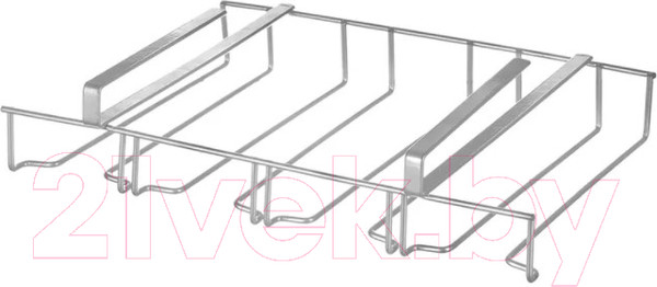 Изображение товара Держатель бокалов на рейлинг El Casa 240119 (серебристый)