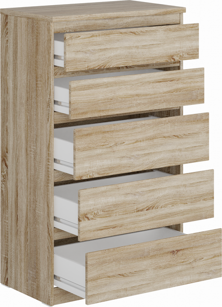 Изображение товара Комод Mio Tesoro Кастор 5 ящиков 2.03.02.070.3 (сонома)