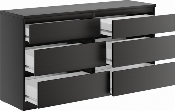 Изображение товара Комод Mio Tesoro Кастор 6 ящиков 2.03.02.080.5 (дуб венге)