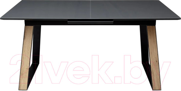 Изображение товара Обеденный стол M-City Франк 160 / 480M04465 (графит/дуб галифакс черный)