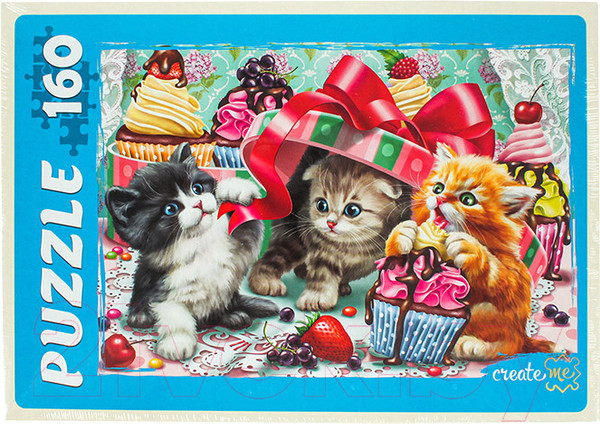 Изображение товара Пазл РЫЖИЙ КОТ Забавные Котики № 3 / П160-7121 (160эл)