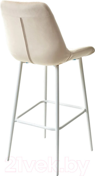 Изображение товара Стул барный M-City Хофман / 688M04885 (H-06 бежевый велюр/белый)