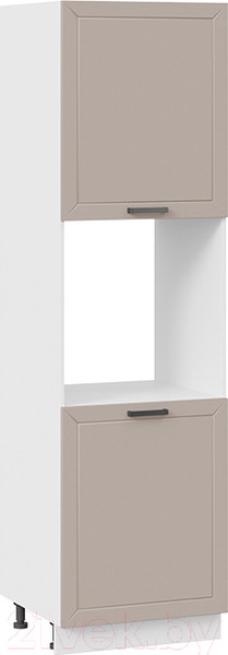 Изображение товара Шкаф-пенал кухонный ТриЯ Лорас 1П6 (белый/холст латте)