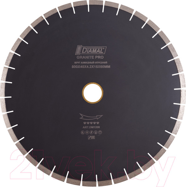 Изображение товара Отрезной диск алмазный Diamal DM1208