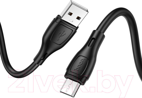 Изображение товара Кабель Hoco X61 Micro (1м, черный)