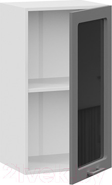 Изображение товара Шкаф навесной для кухни ТриЯ Габриэлла 1В4С (белый/титан)