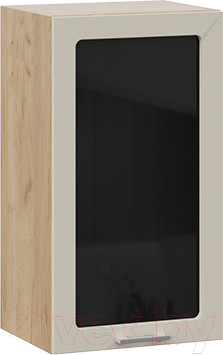 Изображение товара Шкаф навесной для кухни ТриЯ Габриэлла 1В4С (дуб крафт золотой/кремовый)