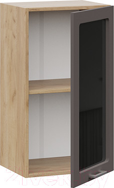 Изображение товара Шкаф навесной для кухни ТриЯ Габриэлла 1В4С (дуб крафт золотой/муссон)