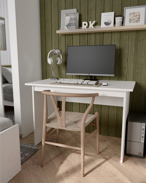 Изображение товара Письменный стол Mio Tesoro Кастор 120x65 2.03.06.020.1 (белый)