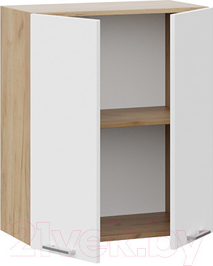 Изображение товара Шкаф навесной для кухни ТриЯ Габриэлла 1В6 (дуб крафт золотой/сноу)