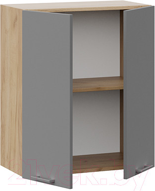 Изображение товара Шкаф навесной для кухни ТриЯ Габриэлла 1В6 (дуб крафт золотой/титан)