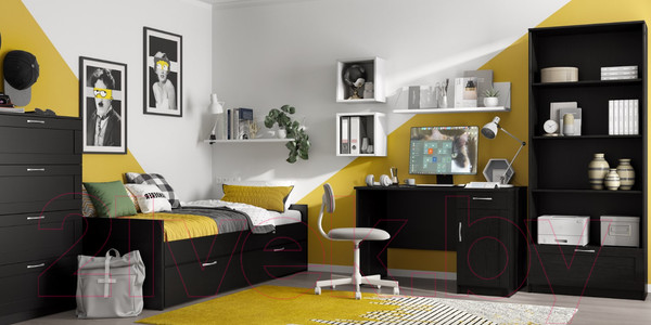 Изображение товара Письменный стол Mio Tesoro Кастор 116x65 2.03.06.030.5 (дуб венге)