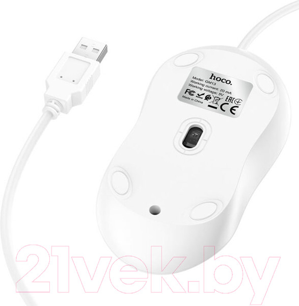 Изображение товара Мышь Hoco GM13 (белый)