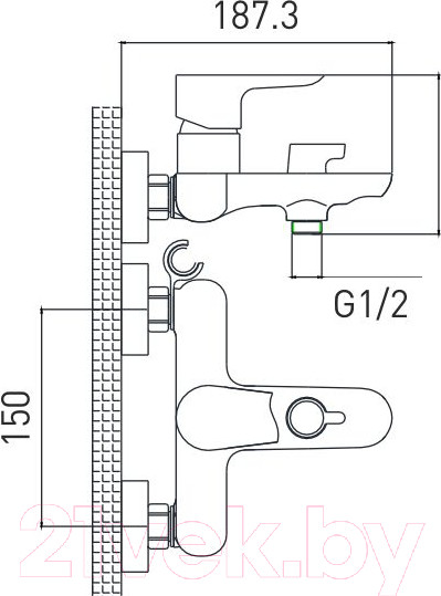 Изображение товара Смеситель Gross Aqua Space 2515288СW