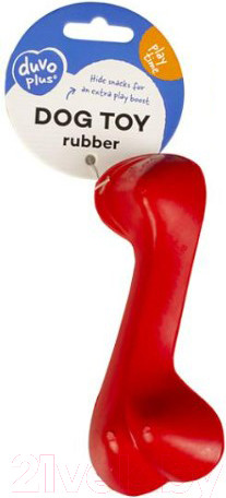 Изображение товара Игрушка для собак Duvo Plus Кость Бейли / 10458 (красный)