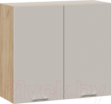 Изображение товара Шкаф навесной для кухни ТриЯ Габриэлла 1В8 (дуб крафт золотой/крем)