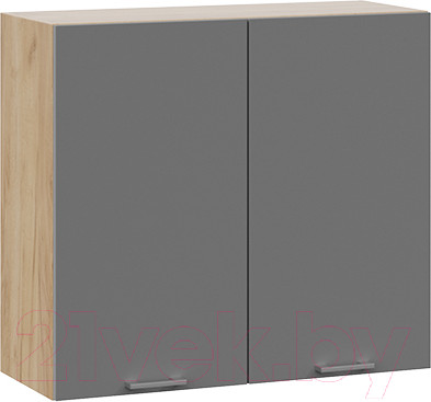 Изображение товара Шкаф навесной для кухни ТриЯ Габриэлла 1В8 (дуб крафт золотой/титан)