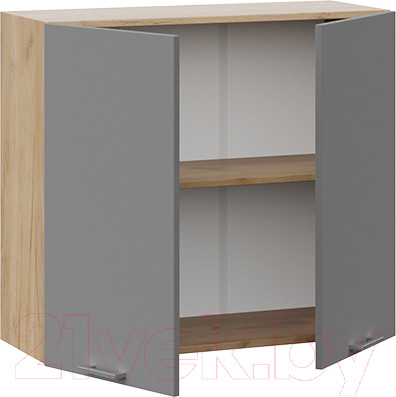 Изображение товара Шкаф навесной для кухни ТриЯ Габриэлла 1В8 (дуб крафт золотой/титан)